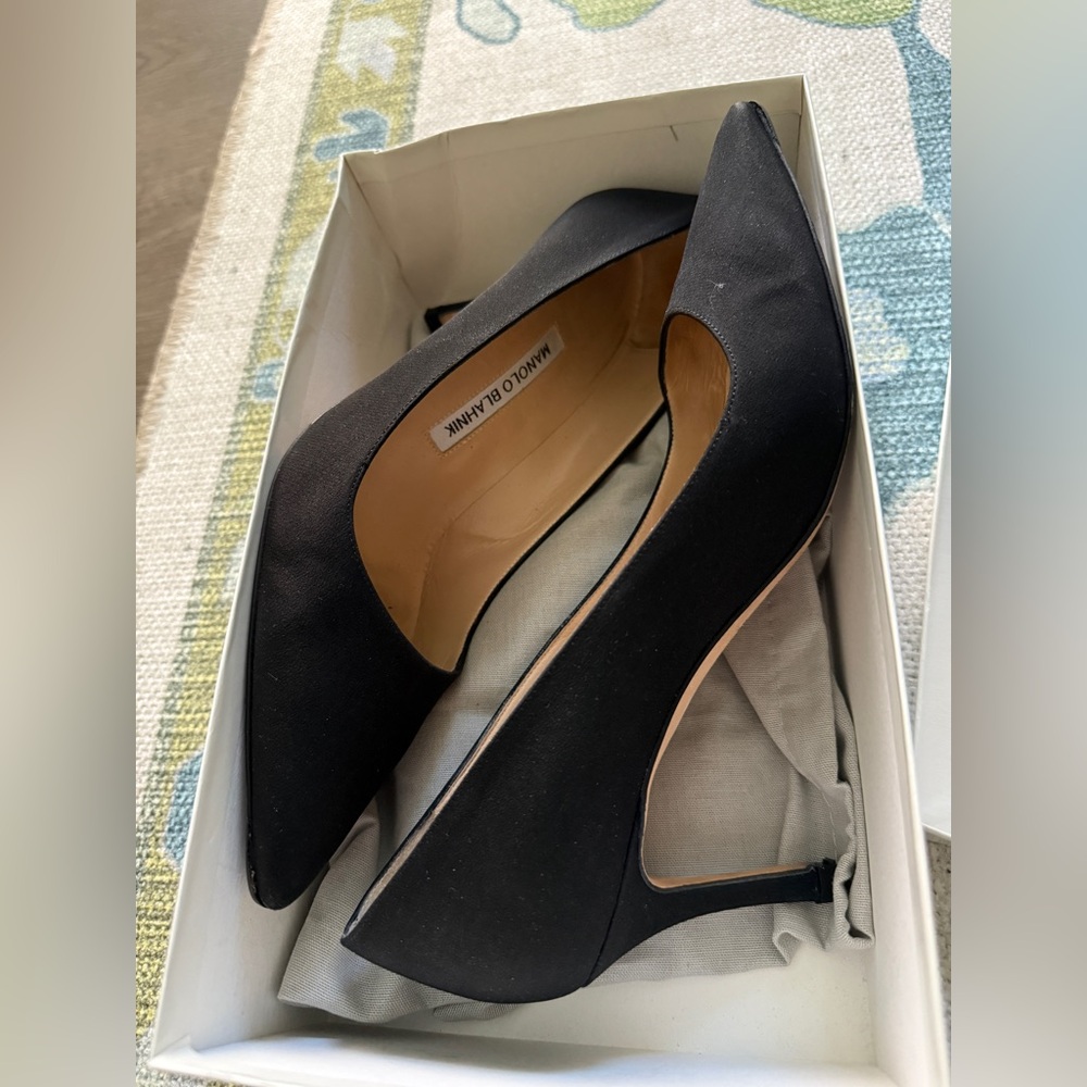 Manolo Blahnik Classic Black Heels